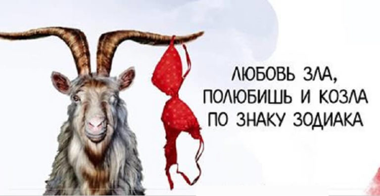Любовь зла, полюбишь и козла по Знаку Зодиака