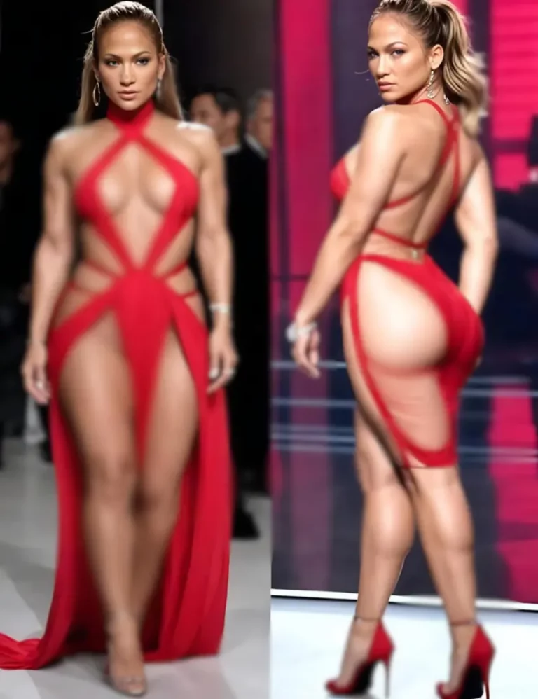 Jennifer Lopez wore a revealing dress that took 800 hours to make — but everyone’s looking at something else entirely