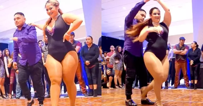 «Wow, what a dance!» This couple showed the world how to dance perfectly even with extra pounds